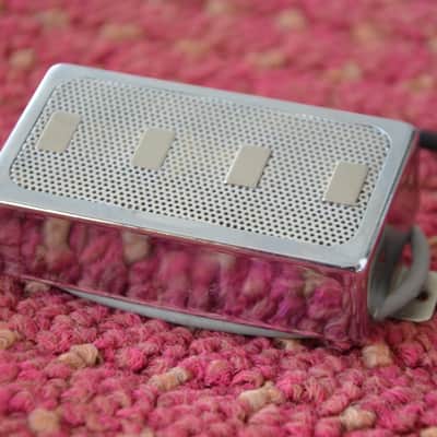 Hagstrom Viking Bass Pickup * Excellent condition, great sound! * - Chrome image 3