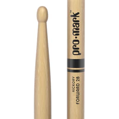 Promark Classic Forward 2B Hickory Drumstick, Oval Wood Tip – TX2BW image 3