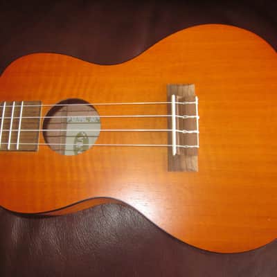 Kala KA-CEM Concert Ukulele Exotic Mahogany Amber Satin image 2