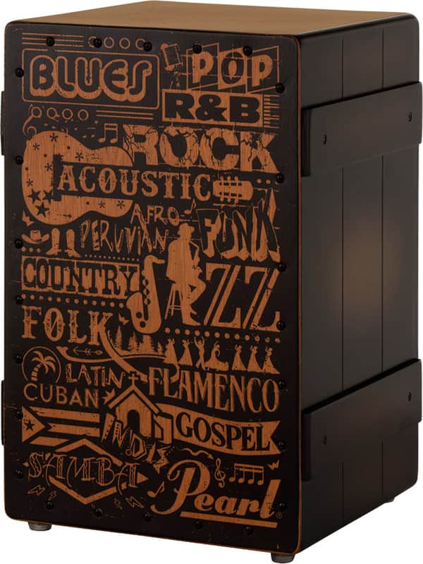 Pearl Primero Crate Style Cajon, Music Genre Front image 1