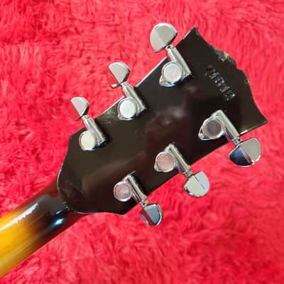 Rare - Aria Pro II LC-1000 1977 - Tobacco Brown Sunburst Lacquer Finish - Les Paul Custom - Original DiMarzio Super II DP104 Humbuckers - Ebony Fretboard & Mother Of Pearl Inlays - Made In Japan - MIJ image 16