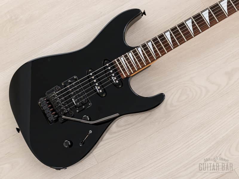 1989 Charvel Jackson DK-085-SSH Vintage Superstrat Black w/ Floyd