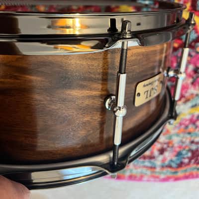 SJL Drum Company Pacific Black Walnut single ply snare 2026 - Natural gloss image 7