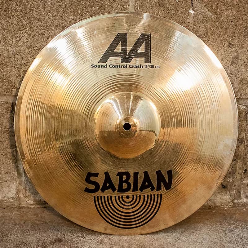 Sabian 15" AA Sound Control Crash Cymbal 2006 - 2010 image 1