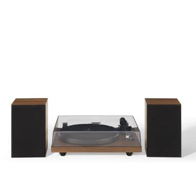 Crosley C62C 2 Speed Bluetooth Turntable Record Player with Built-in Speakers, Walnut-NEW image 10