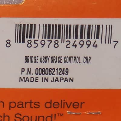 Gretsch® Space Control Chrome Bass Bridge~Rosewood Base~Made In Japan~Brand New image 5