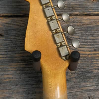 Used Fender Custom Shop 1963 Stratocaster Heavy Relic - Sherwood Metallic w/OHSC image 10