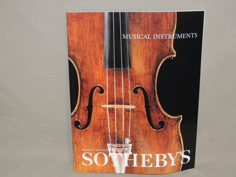 Sotheby's  Musical Instruments Auction book image 1