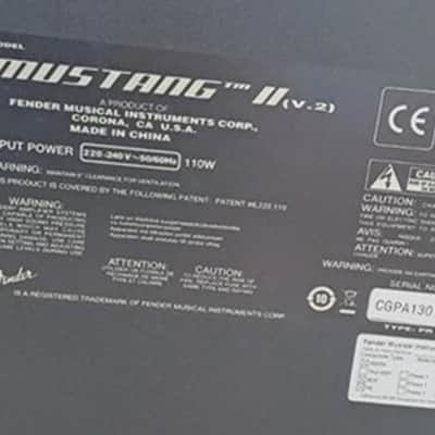 FENDER Mustang II (V.2) Amplificatore combo per chitarra 40 WATT image 8