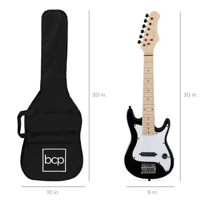 Best Choice Products Kids Electric Guitar Beginner Starter Kit w/ 5W Amplifier - 30 in-Sunburst image 14