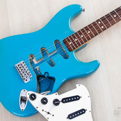 1981 Fender International Color Series Stratocaster Maui Blue, 100% Original w/ Case, Hangtag image 21
