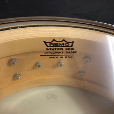 DW - David Frangioni Collection - 5x14" Collector's Series Maple Snare Drum 1987 - Silver Sparkle image 25
