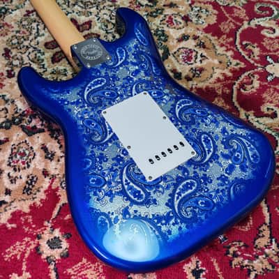 *NEW IN BOX* 2025 Fender Japan Limited Edition Indigo Paisley Stratocaster, Fender Flagship Tokyo Store Exclusive Color, MIJ JD25 image 21