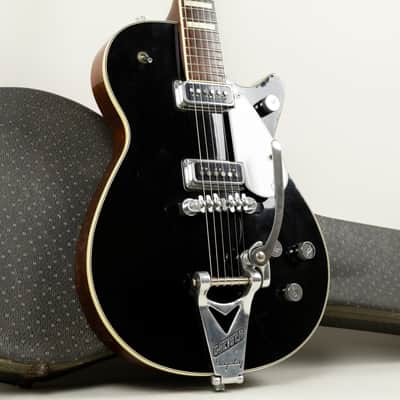 1956 Gretsch 6128 Duo Jet, Black image 2