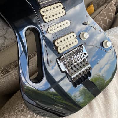 Ibanez Black/White JEM 7PBK image 14