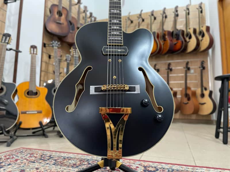 Ibanez PM3C BKL Black Low Gloss Pat Metheny Signature image 1