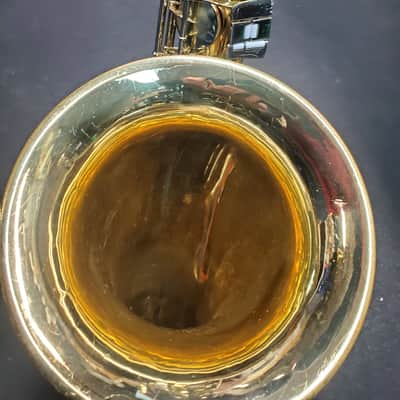King Super 20 Bari Sax 1960 - Lacquered Brass image 14