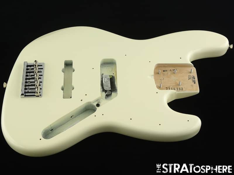 Fender American Professional II Jazz Bass V 5 BODY + HARDWARE Olympic White image 1