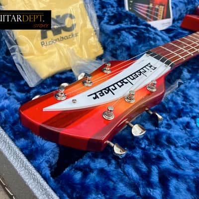 ♚ PRISTINE ♚ 2017 RICKENBACKER 350V63 Liverpool ♚ LUSH DEEP FIREGLO !♚ 6.2 LBS !♚ TOASTERS♚SAVE ££s. *360*330*325 image 7
