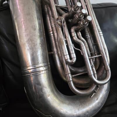 H.N. White King 1240 1940 - Sliver plated & gold wash bell image 3
