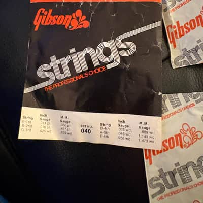 1960s Vintage Gibson Flatwound 14-58 Strings Set 040 Wes Montgomery image 3