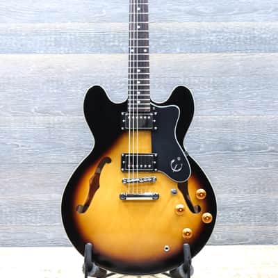 Epiphone Dot Historic ES-335 Design Vintage Sunburst Semi-Hollow Electric Guitar image 2