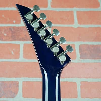 Jackson USA Custom Shop SLS Soloist Flame Maple Top Indy Blue 1997 OHSC image 16