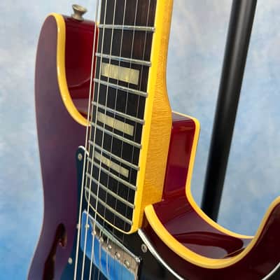 2012 Fender Japan ST-HO 2H Hollow Body Cherry Stratocaster, MIJ image 12