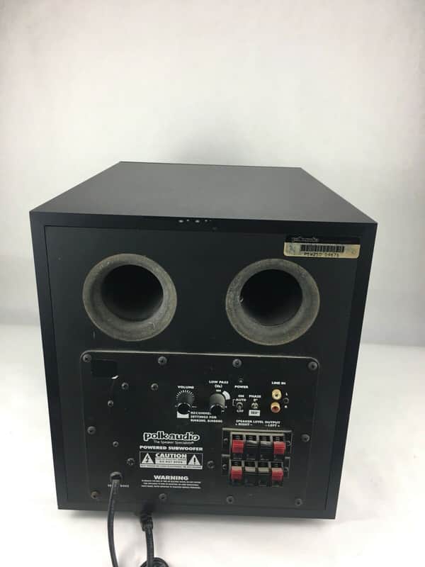 Polk Audio PSW250 Powered Subwoofer Speaker - Includes User Guide