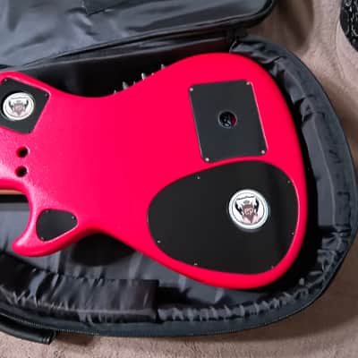 ElectroPhonic Inovations Model One Guitar 2020 - Scarlet Red image 3