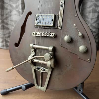 STARPLAYER TV Rusty Steel Custom Shop  w/ case image 5