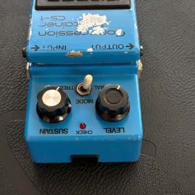 Boss CS-1 Compression Sustainer (Black Label) 1978 - 1982 - Blue image 3