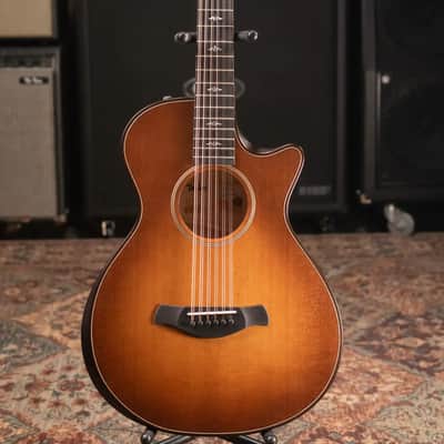 Taylor Builder's Edition 652ce 12-String Grand Concert Acoustic/Electric Guitar - Wild Honey Burst with Hardshell Case image 3