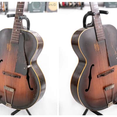 1949 Gibson L-48 archtop acoustic guitar in Sunburst imagen 8