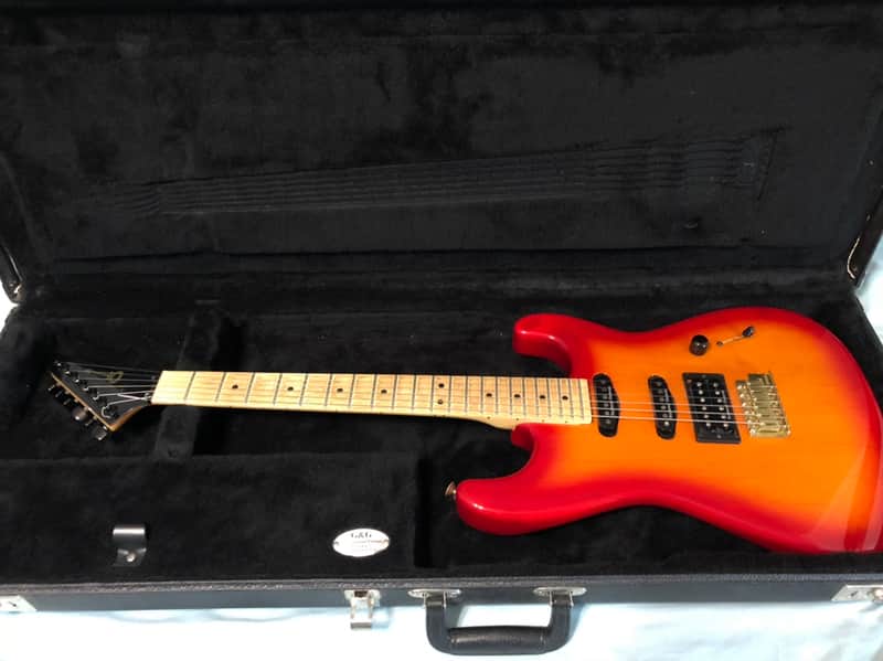 Charvel San Dimas Custom Shop 2005 Cherry Sunburst image 1