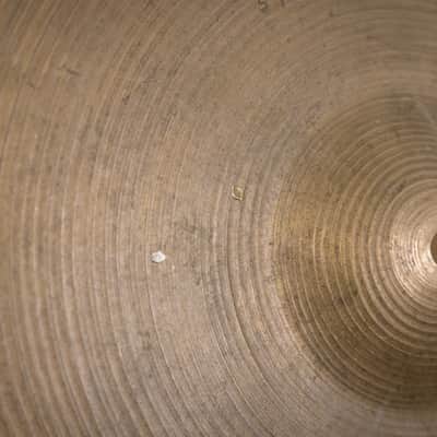 1960s Zildjian 15" A Hi Hat Cymbals 1220g 1437g image 7