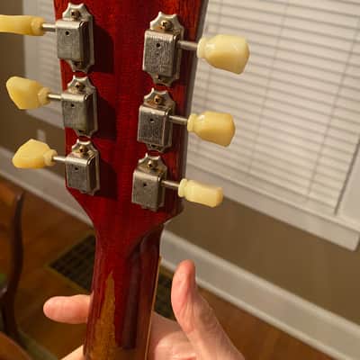 Left handed Gibson Les Paul R9 Murphy Lab Ultra Heavy aged Carmelita neck 8.6 lbs !! image 15