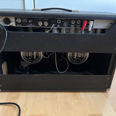 Fender Super Reverb 1969 "Drip Edge" 2-Channel 40-Watt 2x10" Guitar Combo Silverface w/ Jupiter Speakers image 6