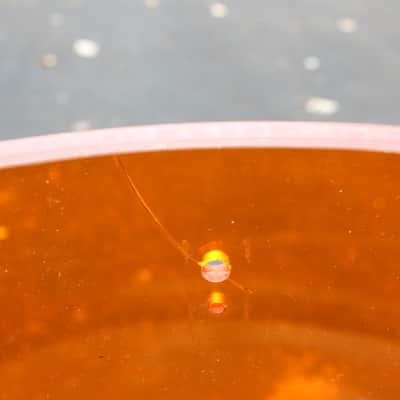 Ludwig Vistalite Toms 70's Amber image 22