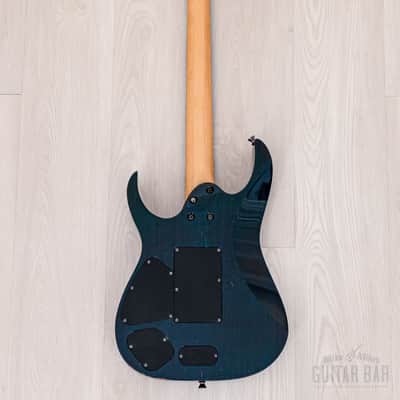 2000 Ibanez Prestige RG2020X Transparent Light Blue w/ DiMarzio + Piezo image 3