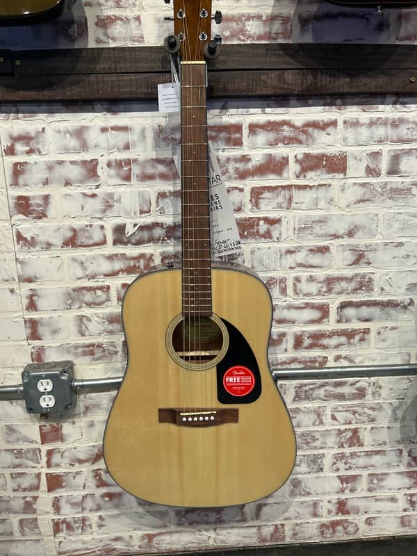 Fender CD-60 Dread w/case/NAT image 1