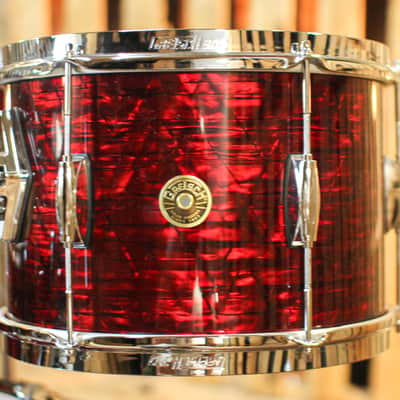 Gretsch Broadkaster Ruby Red Pearl Heritage Build Drum Set - 22,13,16,6.5x14 - SO#1226444 image 5