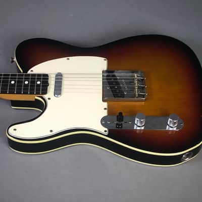 LEFTY! Vintage 1987 Fender ‘62 Reissue Double Bound 3 Tone Sunburst Custom Telecaster ‘60s Tele Rare Solid Alder Body 7.3 lb HSC image 17