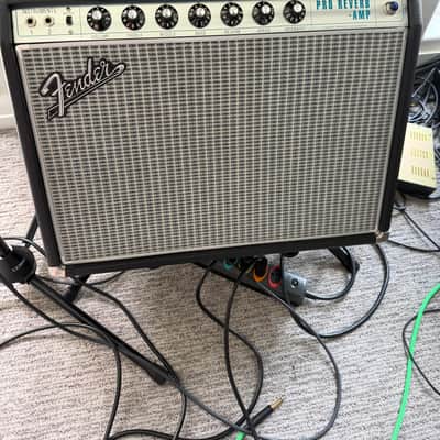 Fender '68 Custom Pro Reverb 40-Watt 1x12" Guitar Combo 2021 - Present - Black image 2