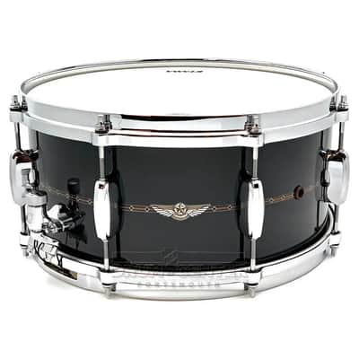 Tama Star Bubinga Snare Drum 14x6.5 Smoky Black image 1