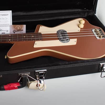 Guttlin Baron Bass Owned by Jeff Tweedy of Wilco Solid Body Electric Bass Guitar (2024), ser. #225, original black tolex hard shell case. image 15