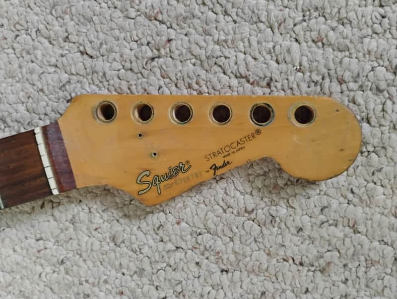 1987 Squier Stratocaster Vintage Japan Neck Original, FujiGen, E7