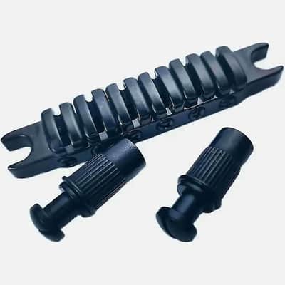 Black Ibanez Gibraltar III Guitar Bridge For Ibanez Artcore, AWD, FWD Series image 1
