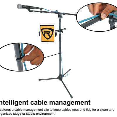 Rockville TITAN ONE PRO Rechargeable Street Performance Speaker+Mic+Tablet Stand image 11