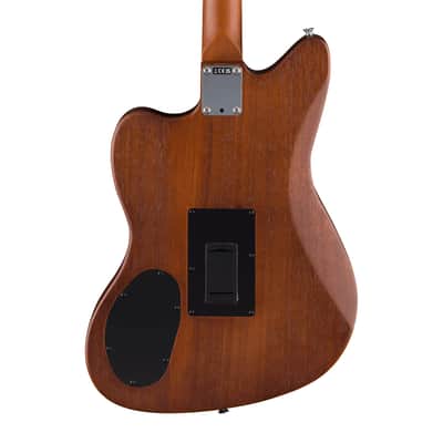 Used Fender Acoustasonic Jazzmaster Acoustic-Electric Guitar - Honey Burst image 7